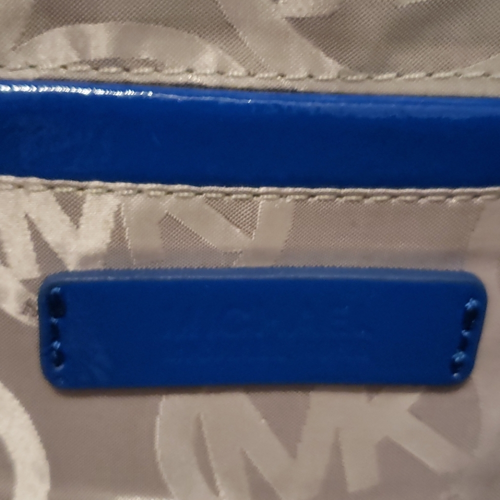 Michael Kors Royal Blue Clutch - Picture 6 of 6